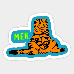 Meh cat Sticker